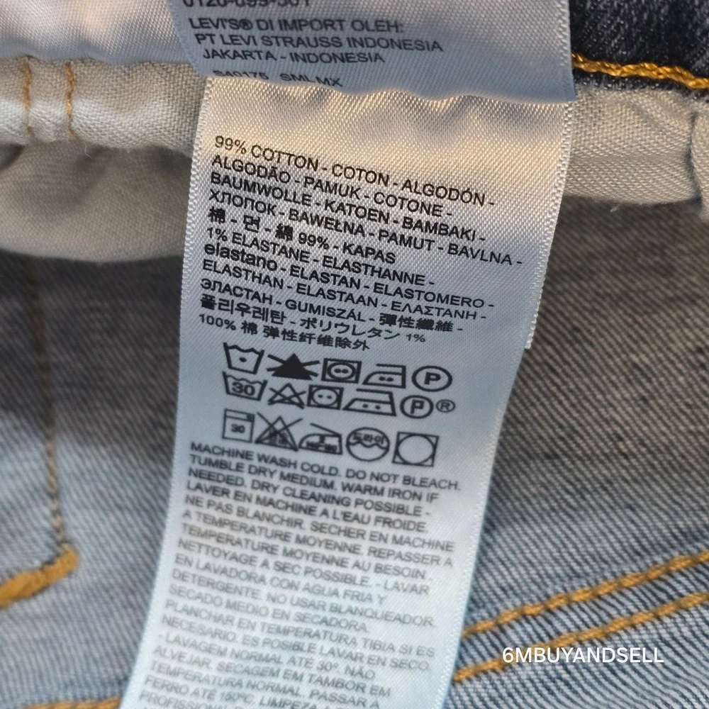 Levi's 559‎ Relaxed Straight Jeans 40x30 Medium Wash Lot of 2